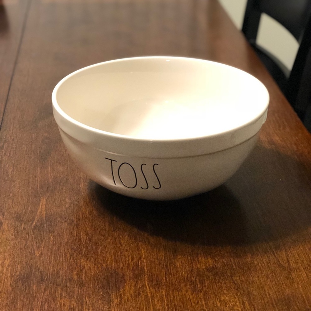 Rae Dunn large bowl - toss